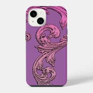 Elegant Goth Design in Purple iPhone 6 Case