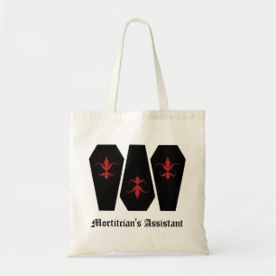 Elegant gothic coffin Mortician's Assistant cute Tote Bag