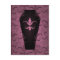 Elegant gothic coffin purple mauve Halloween