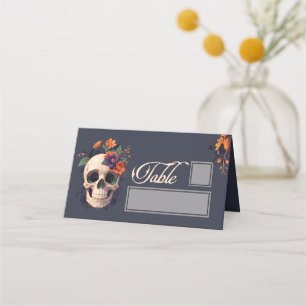 Elegant Gothic Floral table and name place Place Card