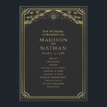 Elegant Gothic Gold Tarot Wedding Programme<br><div class="desc">Elegant and modern wedding design inspired by a tarot card. Design is not real foil. You can customise this further by clicking on the "PERSONALIZE" button. Matching Items in our shop for a complete party theme. For further questions please contact us at ThePaperieGarden@gmail.com</div>
