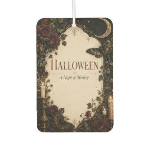 Elegant Gothic Halloween Party Celebration Car Air Freshener