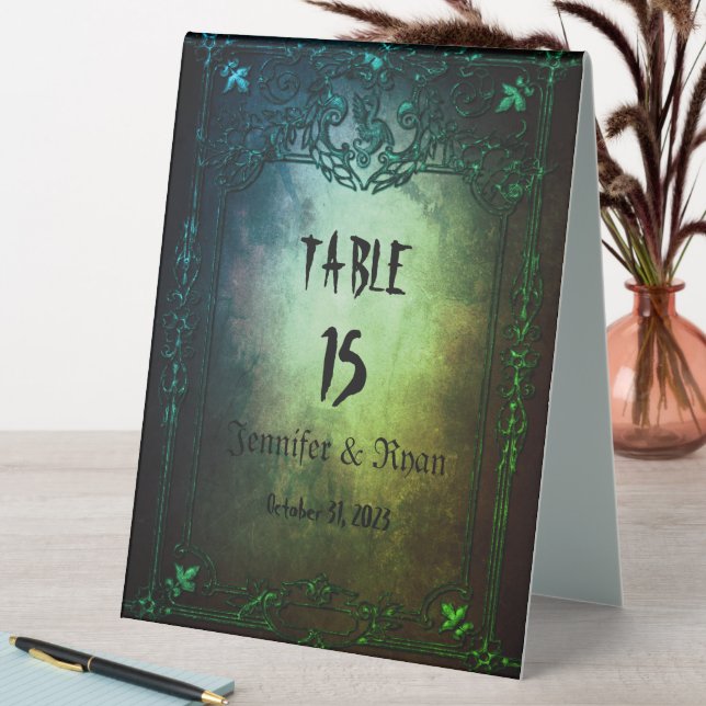 Elegant Gothic Halloween Wedding (In SItu (Table))