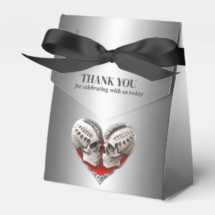 Elegant gothic halloween wedding  favour box