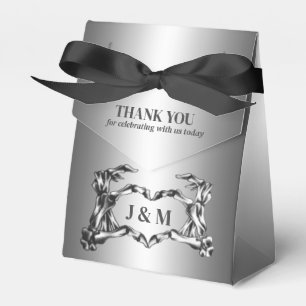 Elegant gothic halloween wedding favour box