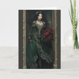 Elegant Gothic Lady Note Card