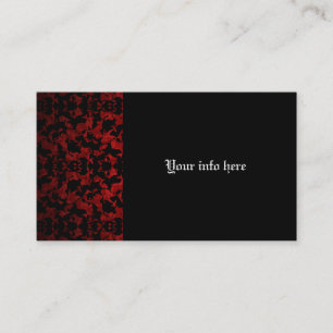 Elegant Gothic patterned business cards