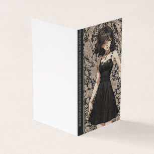 Elegant Gothic Style LBD Little Black Dress Blank