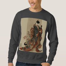 "Elegant Grace" Japanese Cat in Kimono Art