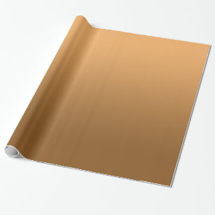 Elegant Gradient Golden Wrapping Paper