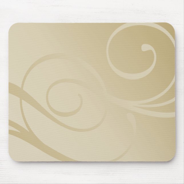 Elegant Gradient Swirls Mouse Mat (Front)