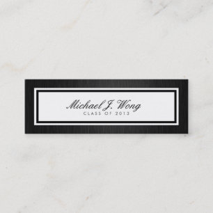 Elegant Graduation Announcement Name Cards