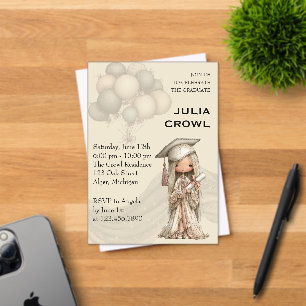 Elegant Graduation Celebration Invitation
