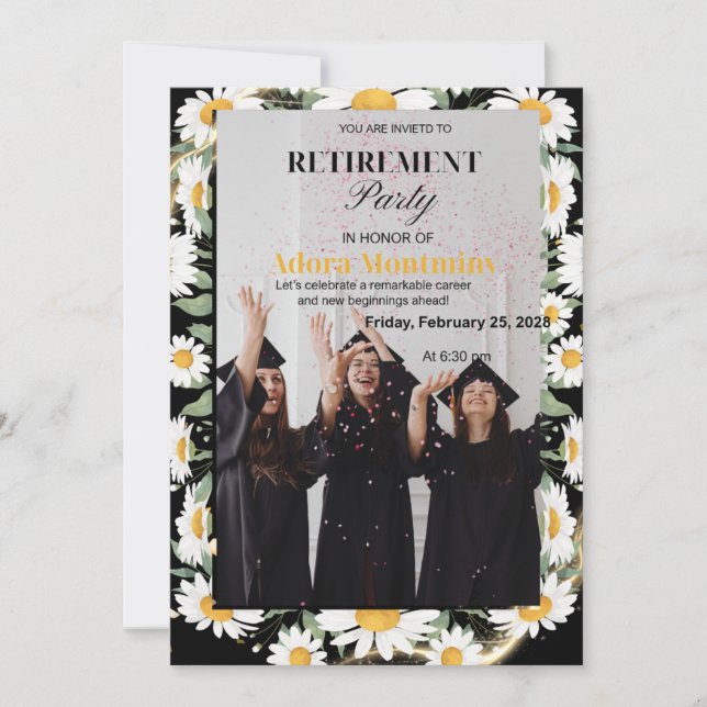 Elegant Graduation Celebration Invitation 2026 (Front)