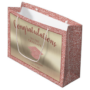 Elegant Graduation Class of 2021 Congratulations Large Gift Bag
