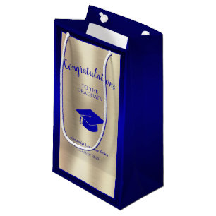 Elegant Graduation Class of 2021 Congratulations Small Gift Bag