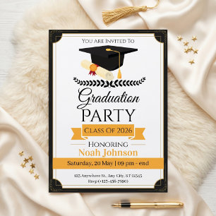 Elegant Graduation Invitation