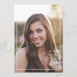 Elegant graduation open house party invitation