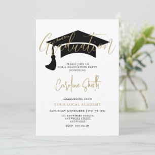 Elegant Graduation Party Invitation