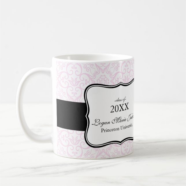 Elegant Graduation Photo Collage Mugs (Left)