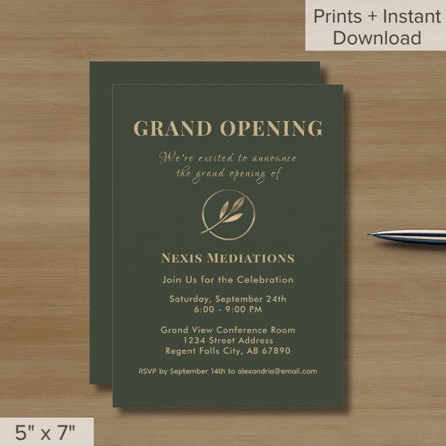 Elegant Grand Opening  Invitation (Creator Uploaded)