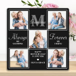 Elegant GRANDMA 5 Photo Collage Monogram Poem Plaque<br><div class="desc">Surprise your grandma this mothers day with a personalised 5 photo unique grandmother poem & monogram plaque. "Always My Grandma, Forever My Friend" Personalise this grandma plaque with favourite photos, message and name.. Visit our collection for the best grandma mother's day gifts and personalised grandmother gifts. COPYRIGHT © 2022 Judy...</div>