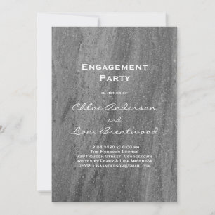 Elegant Granite Engagement Party Invitation