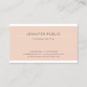 Elegant Graphic Design Minimal Plain Luxury Trendy Business Card
