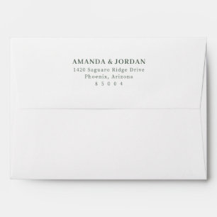 Elegant Gray Typographic Envelope