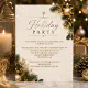 Elegant Green and Gold Corporate Holiday Party | Invitation | Zazzle