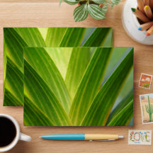 Elegant Green Botanical Wedding Envelope