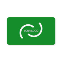 Elegant green card. Customise with your own logo.