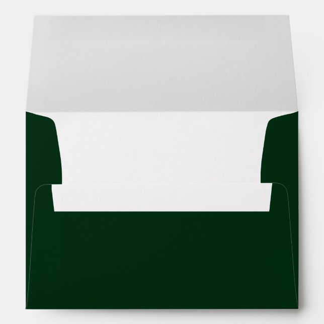Elegant Green Envelope (Back (Bottom))