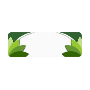 Elegant Green Florals Template