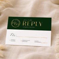 Elegant Green & Gold Company Logo Business Event