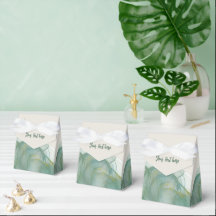 Elegant Green Gold Glitter - Personalise + Logo  F