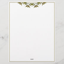 Elegant green leaves