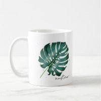 Elegant Green Monstera Leaf Plant Lovers