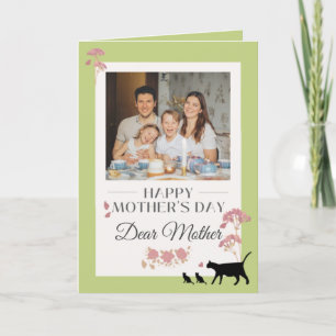 Elegant Green Mother's Day Card