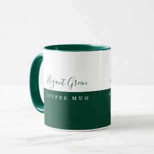 Elegant Green Mug