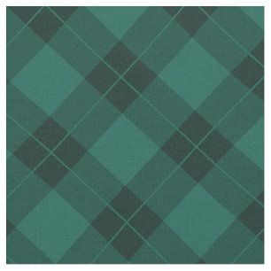 Elegant Green Plaid   Fabric