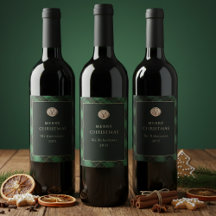 Elegant Green Plaid Merry Christmas Festive