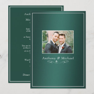 Elegant Green Textured Look Background  Dividers Invitation