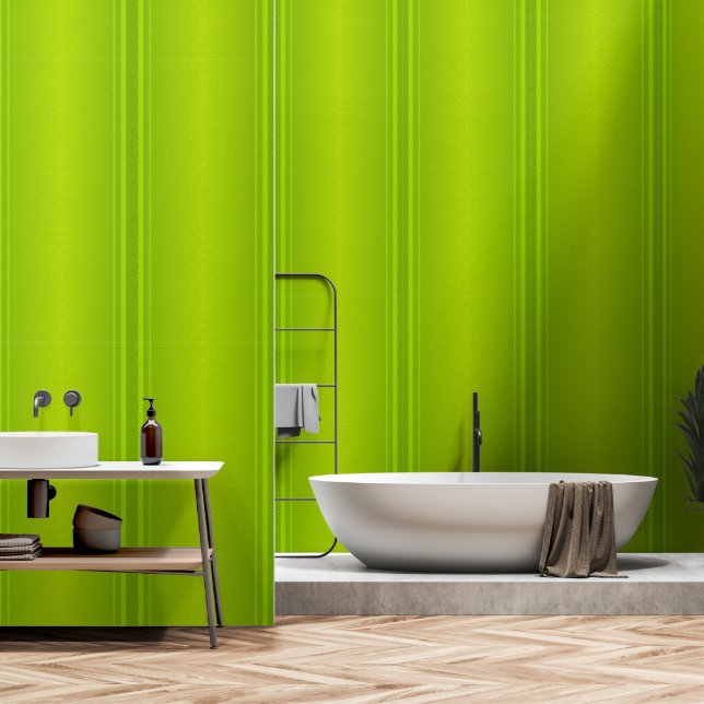 Elegant Green Wallpaper (Bathroom)