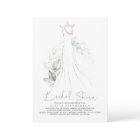 Elegant Greenery and Wedding Dress Bridal Shower I