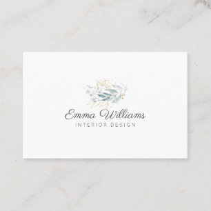 Elegant Greenery Business Card