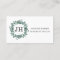 Elegant Greenery Eucalyptus Wreath Business Card