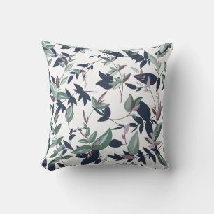 Elegant Greenery Pattern Design Cushion