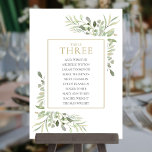 Elegant Greenery Table Number Seating Chart<br><div class="desc">These elegant greenery double-sided table number seating chart cards are perfect for all celebrations. Designed by Thisisnotme©</div>