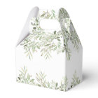 Elegant Greenery Wedding Favor Box